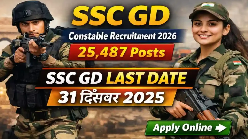 SSC GD Last Date 2026