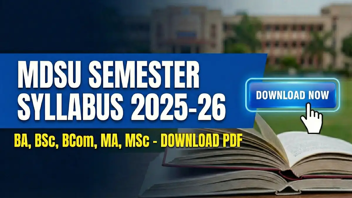 MDSU Semester Syllabus 2025-26